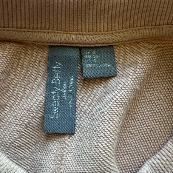 Sweaty Betty Revive Tee Dress In Misty Rose Pink - Picture 6 of 6